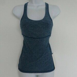 NWT LULULEMON HPDN/PSDN Blue Cottony Crossback Tank II Top 4